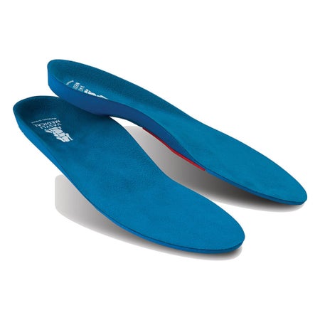 Insole Vasyli Custom Orthotics Full Length Brushed Nylon / EVA Foam / Polyurethane Rebound EVA Men 13.5 to 15 Blue