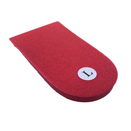 Heel Lift Vasyli Leg Lifter Firm Density EVA Foam Red