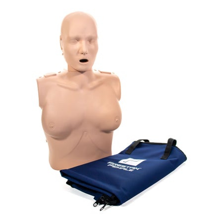 CPR Mannequin Prestan® Professional Female Torso with Head / Medium Skin Tone Female Adult