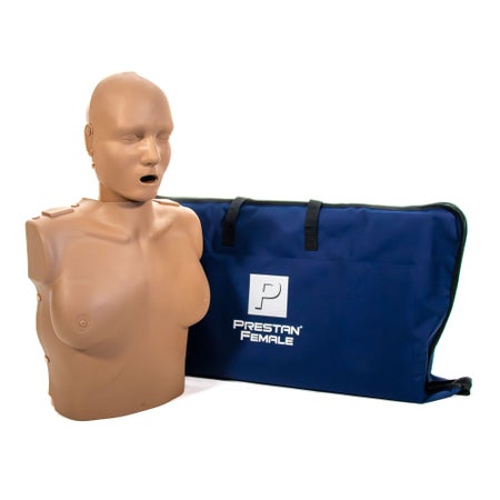 CPR Mannequin Prestan® Professional Female Torso with Head / Dark Skin Tone Female Adult