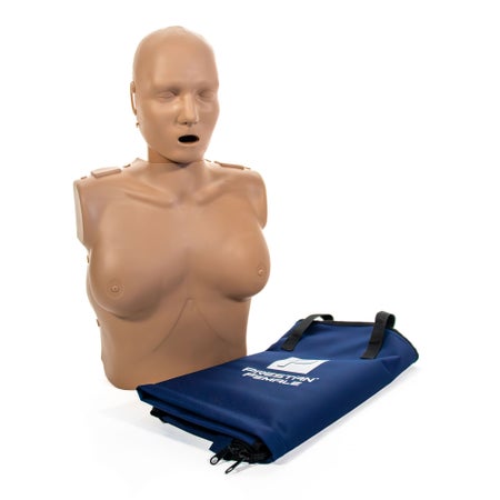 CPR Mannequin Prestan® Professional Female Torso with Head / Dark Skin Tone Female Adult