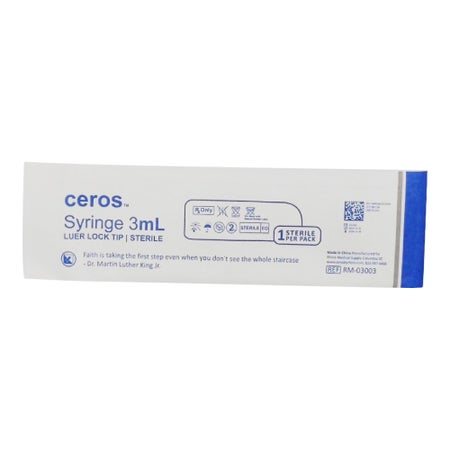 General Purpose Syringe Ceros 3 mL Luer Lock Tip