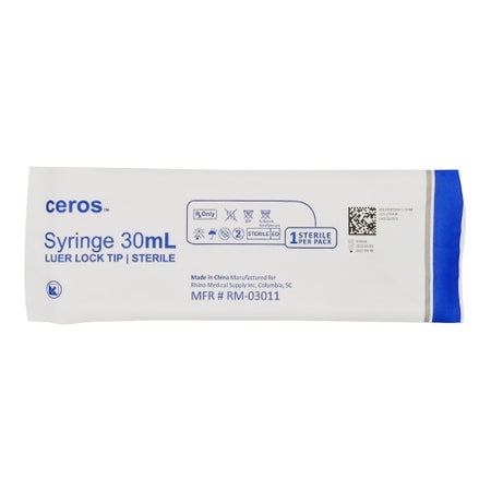 General Purpose Syringe Ceros 30 mL Luer Lock Tip