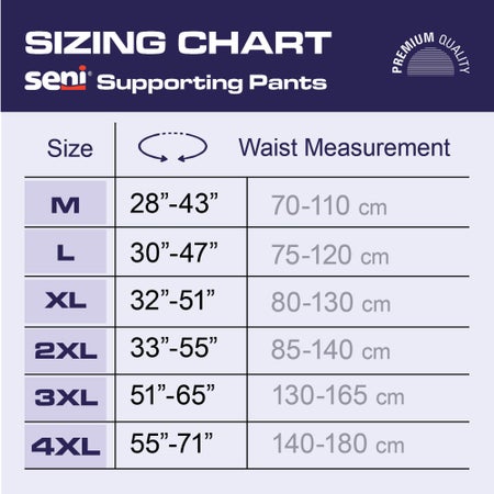 Seni® Knit Pant Unisex Polyester / Elastane Large Pull On Reusable