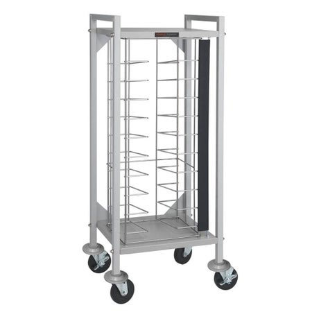 Mobile Chart Rack Steel Frame 18-1/4 X 18-2/5 X 47-1/8 Inch Platinum