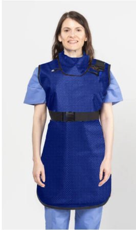 X-Ray Apron Shimmering Navy Coat Style Large