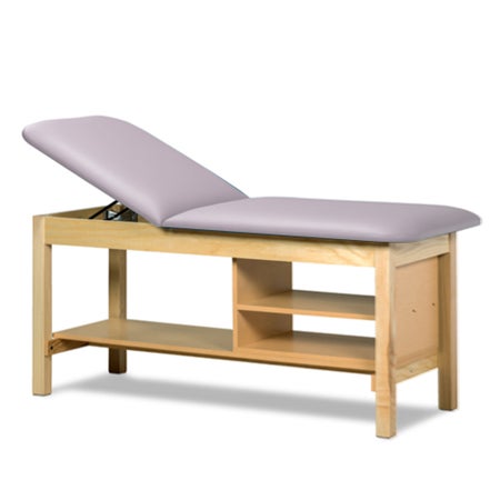 Treatment Table with Storage Classic Series™ Fixed Height 30 W X 72 L Inch Adjustable Backrest 400 lbs. Weight Capacity