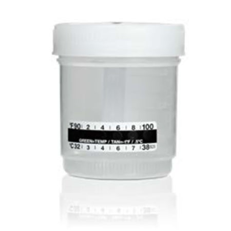 Specimen Container with Temperature Strip 240 mL (8 oz.) Without Closure Unprinted NonSterile
