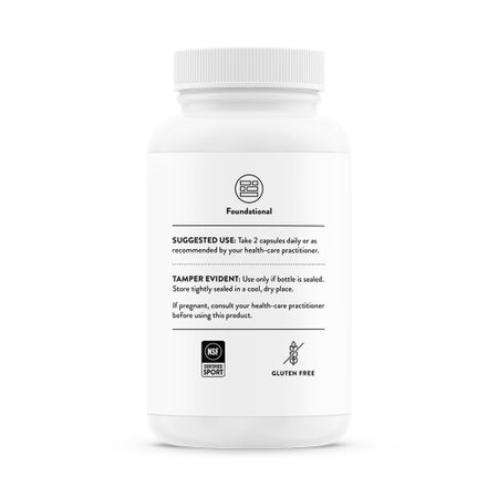 Dietary Supplement THORNE® Basic Nutrients 2/Day Vitamin A 450 mcg Strength Capsule 60 per Bottle
