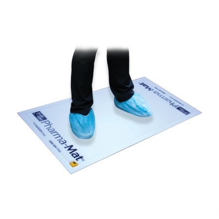 Tacky Mat Frame Pharma-Mat™ 20 X 38 Inch , White