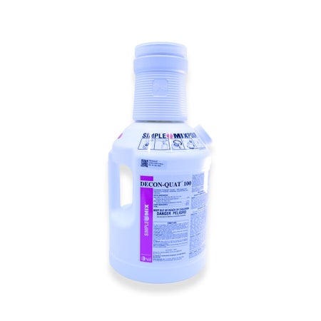 Surface Disinfectant Cleaner DECON-QUAT® 100 SimpleMix Ready to Mix System Liquid 1 gal. Jug Scented Sterile