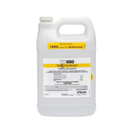Surface Disinfectant Cleaner TexQ® Broad Spectrum Manual Pour Liquid 1 gal. Jug Unscented Sterile