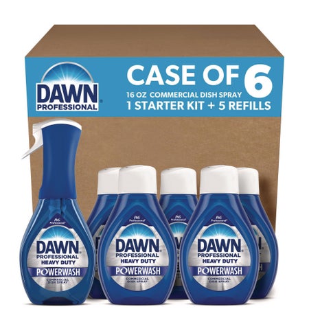 Dish Detergent Dawn® Professional Heavy Duty Powerwash 16 oz. Pump Bottle Liquid Fresh Scent