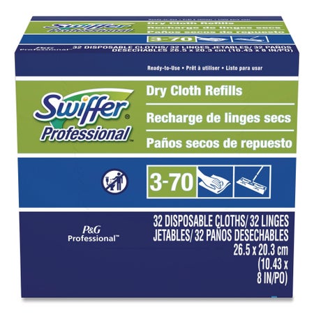 Cleaning Cloth Swiffer® Professional Dry 32 Count Box 8 X 10 Inch NonSterile Disposable