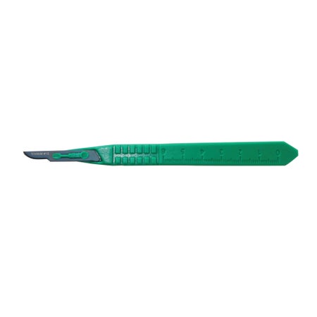 Scalpel AliMed® No. 15 Titanium / Plastic Classic Grip Handle Sterile Disposable