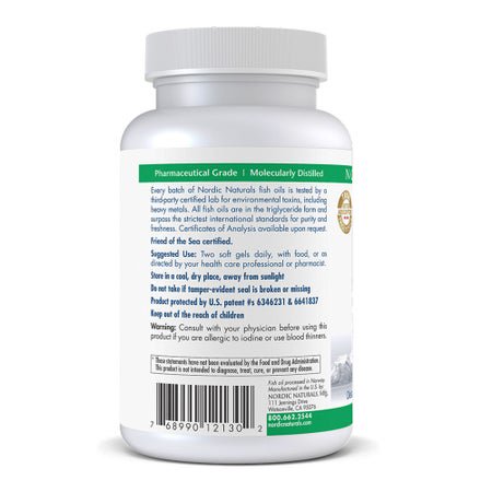 Dietary Supplement ProOmega® CoQ10 Ubiquinone 100 mg Strength Softgel 60 per Bottle