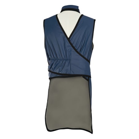 X-Ray Apron with Thyroid Collar Barrier Technologies® UltraFlex™ Navy Blue X-Large