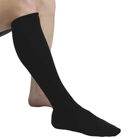 Compression Undersock circaid Knee High Large Black Closed Toe