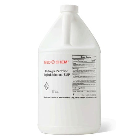 Antiseptic Hydrogen Peroxide Med Chem® Topical Liquid 1 gal. Bottle