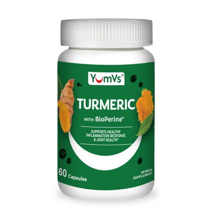 Herbal Supplement YumVs® Turmeric / Bioperine Capsule 60 per Bottle