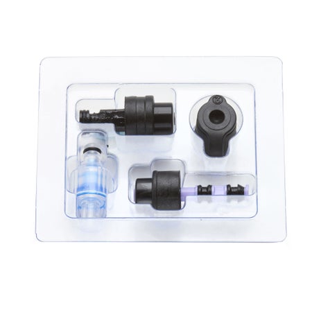 Endoscope Valve Kit Defendo™ Sterile, Single Use, 4-Piece Kit: Air / Water, Suction, Biopsy Valves, Endogator Connector