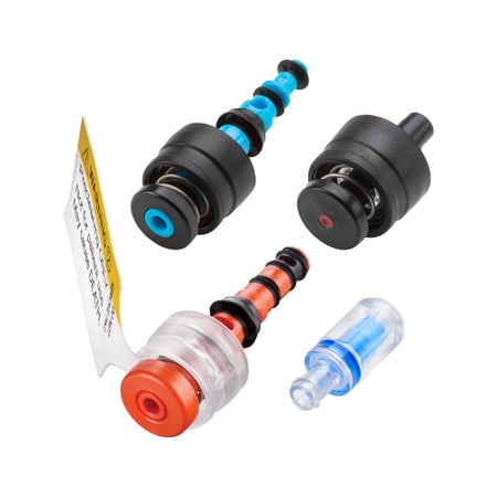 Endoscope Valve Kit Defendo™ Sterile, Single Use, 4-Piece Kit: Air / Water, Suction Valves, Endogator Connector, Cleaning Adapter