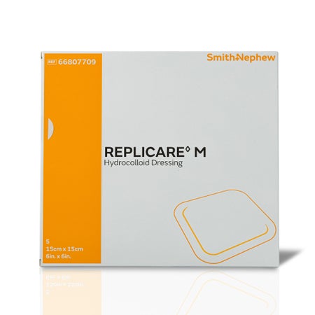 Hydrocolloid Dressing Replicare M Film Backing 6 X 6 Inch Square Hydrocolloid / Film