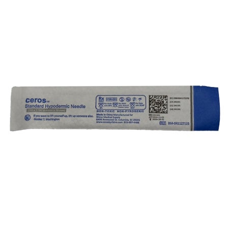 Hypodermic Needle Ceros™ 1-1/2 Inch Length 27 Gauge Thin Wall