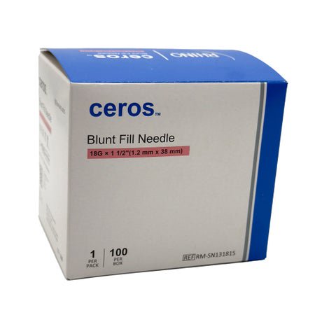 Blunt Fill Needle Ceros™ 18 Gauge Blunt