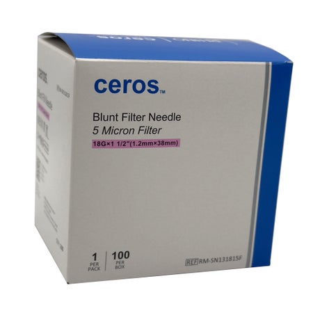 Filter Needle Ceros™ 18 Gauge Blunt