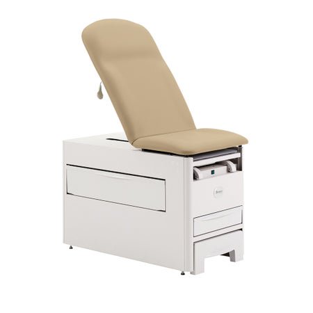 Exam Table with Storage Versa Fixed Height 26 W X 72 L Inch Pneumatic Adjustable Backrest 500 lbs. Weight Capacity