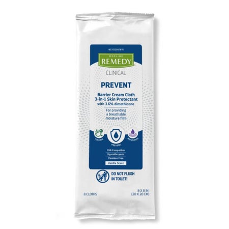 Personal Cleansing Wipe Medline Remedy Clinical Prevent Soft Pack Scented 3 Count