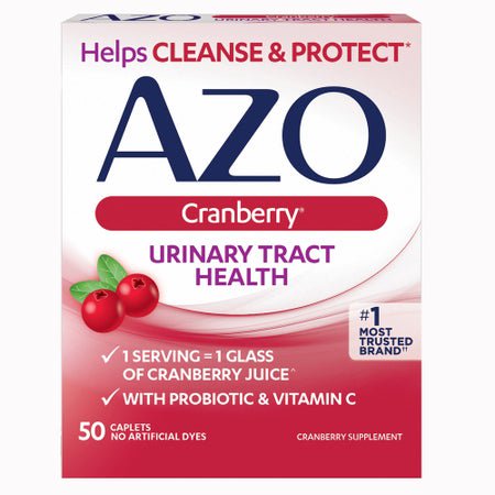 Urinary Tract Health Dietary Supplement AZO® Tablet 50 per Box