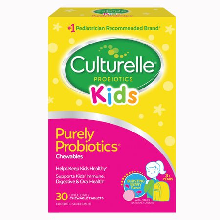 Pediatric Probiotic Dietary Supplement Culturelle® 30 per Box Chewable Tablet