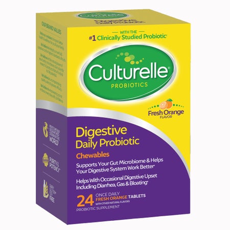 Probiotic Dietary Supplement Culturelle® 24 per Box Chewable Tablet