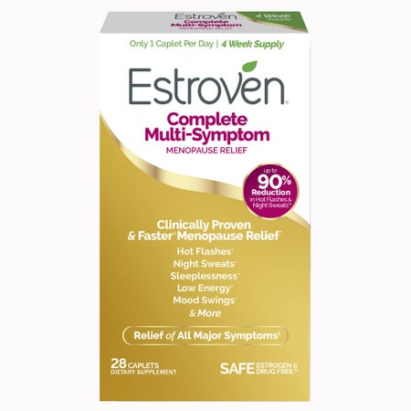 Dietary Supplement Estroven® Complete Care Rhaponic Rhubarb Root Extract 4 mg Strength Caplet 28 per Box