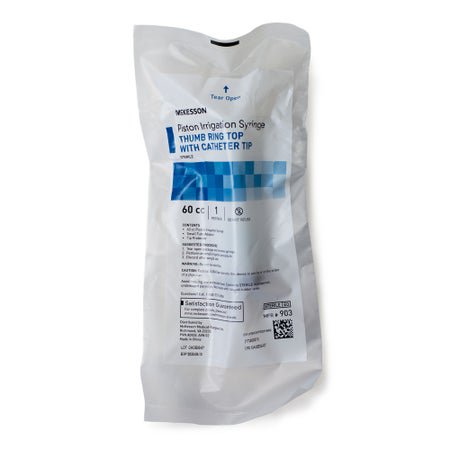 Irrigation Syringe McKesson 60 mL Catheter Tip Without Safety