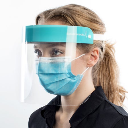 Face Shield Clear Choice™ One Size Fits Most Full Length Disposable NonSterile