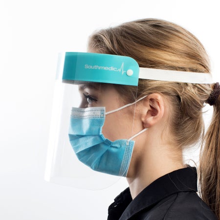 Face Shield Clear Choice™ One Size Fits Most Full Length Disposable NonSterile
