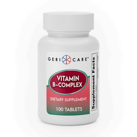 Vitamin Supplement Geri-Care® Vitamin B Tablet 100 per Bottle