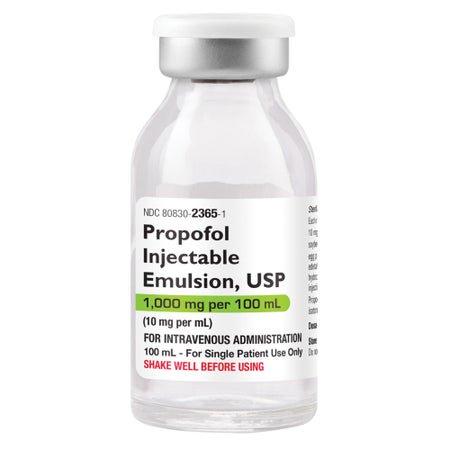 Propofol 1%, 10 mg / mL Injection 100 mL