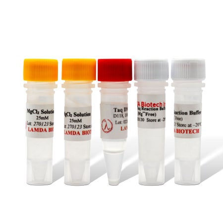 PCR Reagent Kit Lamda Biotech Taq DNA Polymerase PCR Enzyme 5 Units / µL