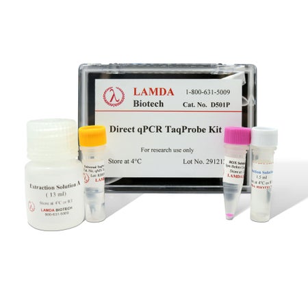 PCR Reagent Kit Lamda Biotech Direct qPCR TaqProbe Kit 2X 100 Tests
