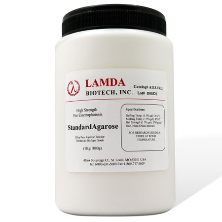 Molecular Biology Reagent Lamda Biotech Standard Agarose Ultra Pure Grade 1 kg