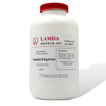 Molecular Biology Reagent Lamda Biotech Standard Agarose Ultra Pure Grade 500 Gram