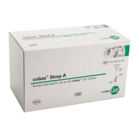 Molecular Reagent Cobas® Liat® Strep A CLIA Waived For Cobas Liat Automated PCR Analyzer 20 Tests