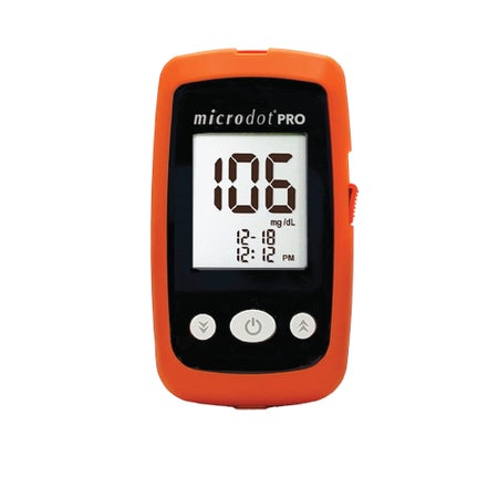 Blood Glucose Meter microdot® 8 Seconds Up to 1000 Results No Coding Required