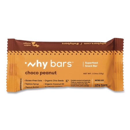 Oral Supplement why bars™ Choco Peanut Flavor Bar 2.04 oz. Individual Packet