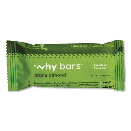 Oral Supplement why bars™ Apple Almond Flavor Bar 2.04 oz. Individual Packet