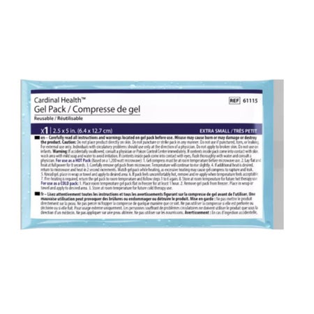 Hot / Cold Pack Cardinal Health™ General Purpose X-Small 2-1/2 X 5 Inch Gel Reusable